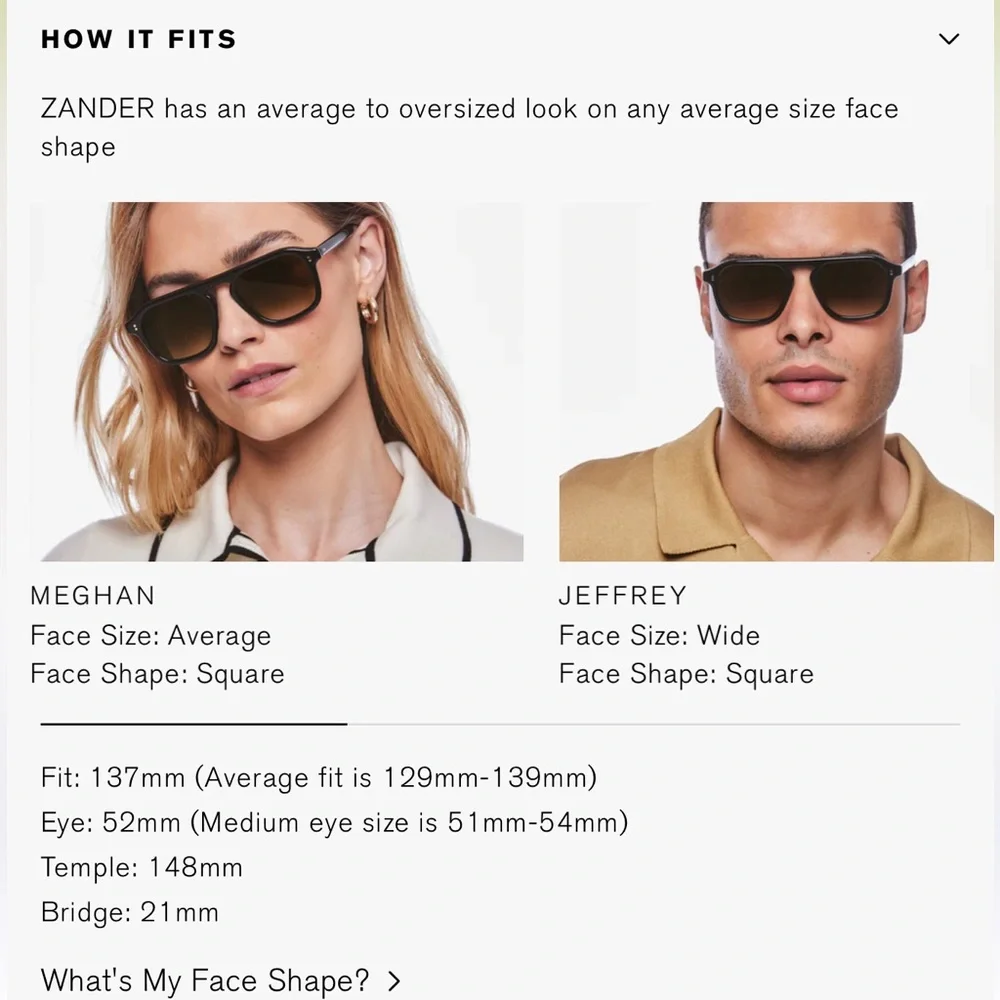 KREWE Black Square Sunglasses with Gradient Lenses - Picture 6 of 6